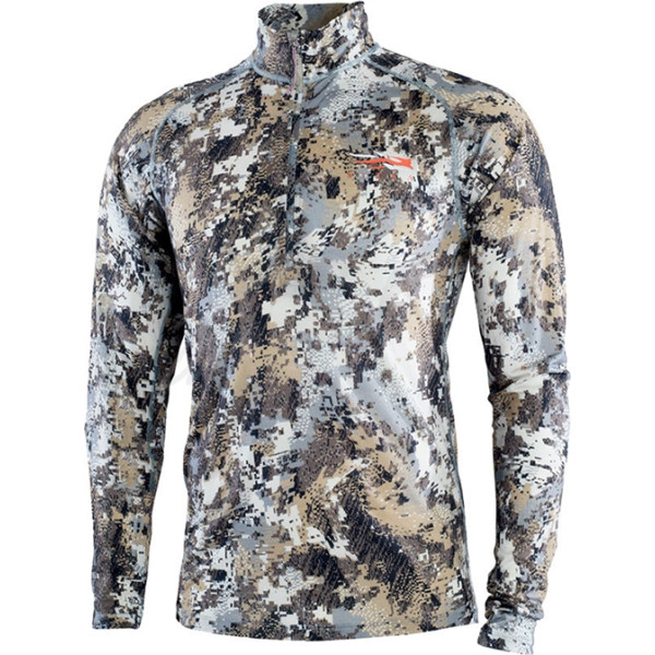 Термосвитер Sitka Gear Merino Core Lightweight Half-Zip. Размер - 3XL. Цвет: optifade elevated II Термосвитер Sitka Gear Merino Core Lightweight Half-Zip. Размер - 3XL. Цвет: optifade elevated II