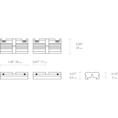 Адаптер роздільний Hawke Adaptor Base 11 мм - Weaver