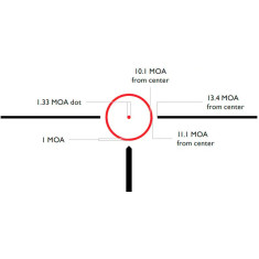 Прицел оптический Hawke Frontier 30 1-6x24 прицельная сетка Circlel Dot с подсветкой