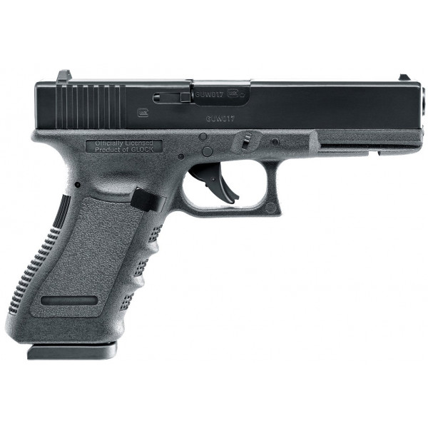 Пистолет пневматический Umarex Glock 17 Grey Blowback кал. 4.5 мм Pellet+ВВ