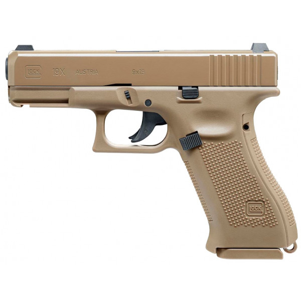 Пистолет пневматический Umarex Glock19X Tan кал. 4.5 мм ВВ