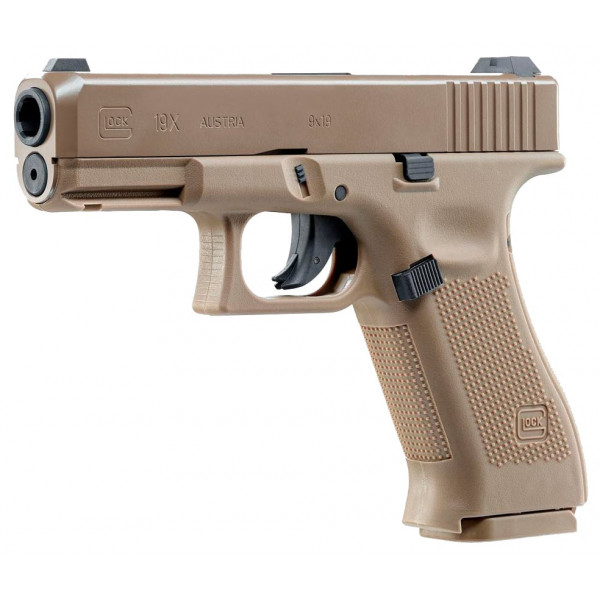 Пистолет пневматический Umarex Glock19X Tan кал. 4.5 мм ВВ