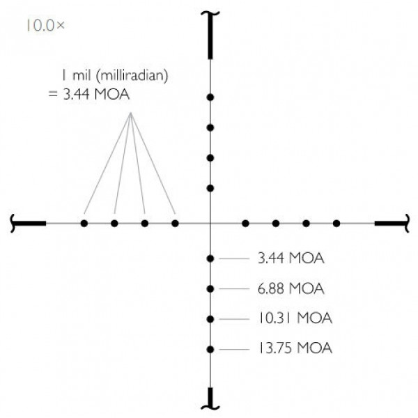 Оптичний приціл Hawke Vantage 4x32 сітка Mil Dot
