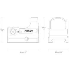 Прицел коллиматорный Hawke Micro Reflex Sight 3 MOA. Weaver