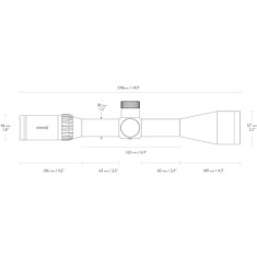 Прицел оптический Hawke Airmax 30 FFP 6-24x50 SF сетка AMX с подсветкой