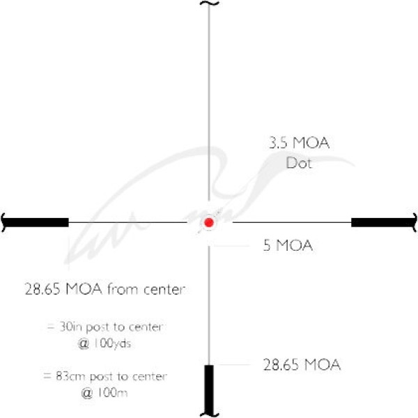 Прицел оптический Hawke Vantage 30 WA 1,5-6х44 сетка L4A Dot с подсветкой