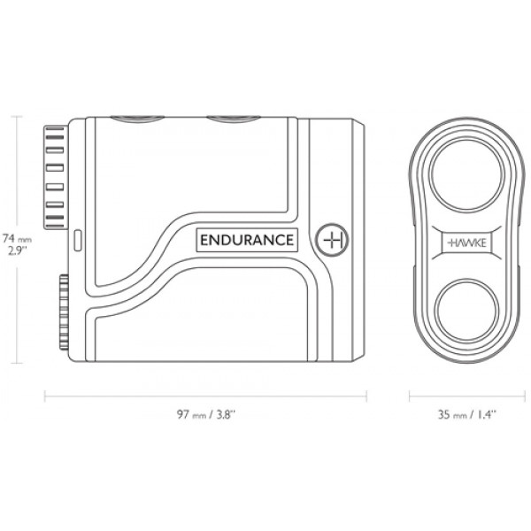 Дальномер Hawke LRF Endurance 6x21 1000м