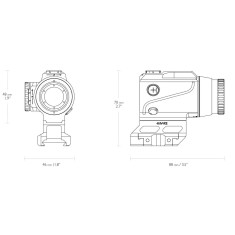 Прицел призматический Hawke Prism Sight 1x15 сетка Speed Dot 3 MOA Прицел призматический Hawke Prism Sight 1x15 сетка Speed Dot 3 MOA