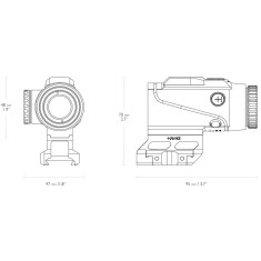 Прицел призматический Hawke Prism Sight 4x24 сетка 5,56 BDC Dot Прицел призматический Hawke Prism Sight 4x24 сетка 5,56 BDC Dot
