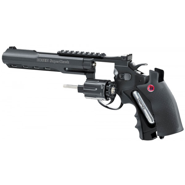 Револьвер страйкбольный Umarex Ruger Super Hawk CO2 кал. 6 мм. Black