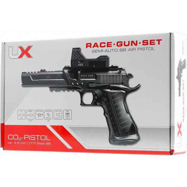 Пистолет пневматический Umarex UX RaceGun Set CO2 кал. 4,5 мм BB