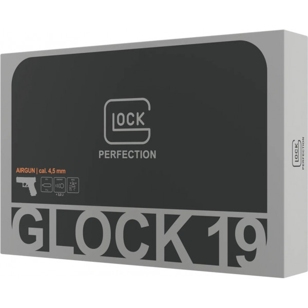 Пистолет пневматический Umarex Glock 19 Gen4 MOS CO2 кал. 4,5 мм BB