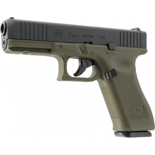 Пистолет пневматический Umarex Glock 17 Gen5 CO2 кал 4,5 мм BB Green