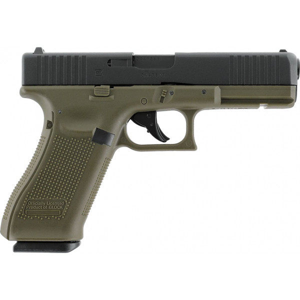 Пистолет пневматический Umarex Glock 17 Gen5 CO2 кал 4,5 мм BB Green