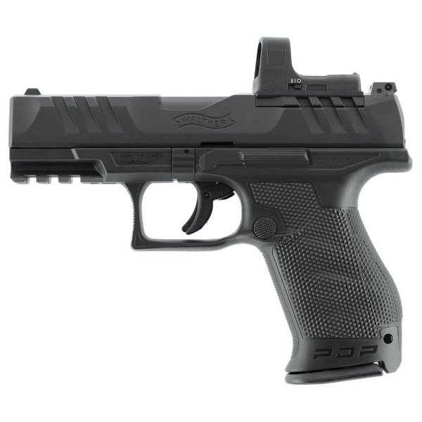 Пистолет пневматический Umarex Walther PDP Compact CO2 кал. 4,5 мм BB с коллиматором RDS 8