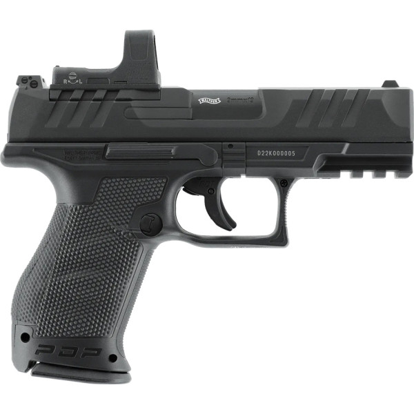 Пистолет пневматический Umarex Walther PDP Compact CO2 кал. 4,5 мм BB с коллиматором RDS 8