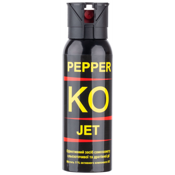 Газовый баллончик Klever Pepper KO Jet струйный. Объем - 100 мл