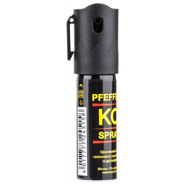 Газовый баллончик Klever Pepper KO Spray спрей. Объем - 15 мл