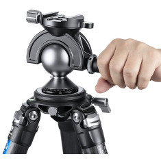 Головка штативная Leofoto MH-60 с зажимом ARCA. С ручкой и уровнем Головка штативная Leofoto MH-60 с зажимом ARCA. С ручкой и уровнем
