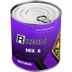 Зернова суміш Robin Мікс 6-ти Зерен Натурал 900мл (ж/б)