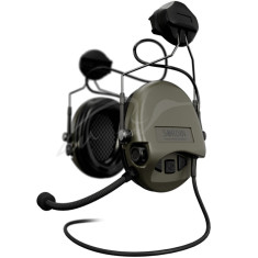 Активні навушники Sordin Supreme MIL CC із ARC Rail. Колір: зелений