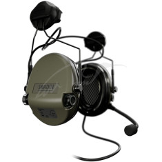 Активні навушники Sordin Supreme MIL CC із ARC Rail. Колір: зелений