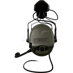 Активні навушники Sordin Supreme MIL CC із ARC Rail. Колір: зелений