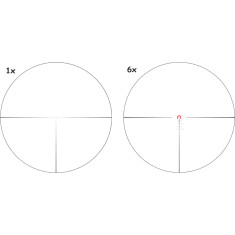 Прицел оптический Vector Optics Continental 1-6x28. Сетка BDС с подсветкой Прицел оптический Vector Optics Continental 1-6x28. Сетка BDС с подсветкой