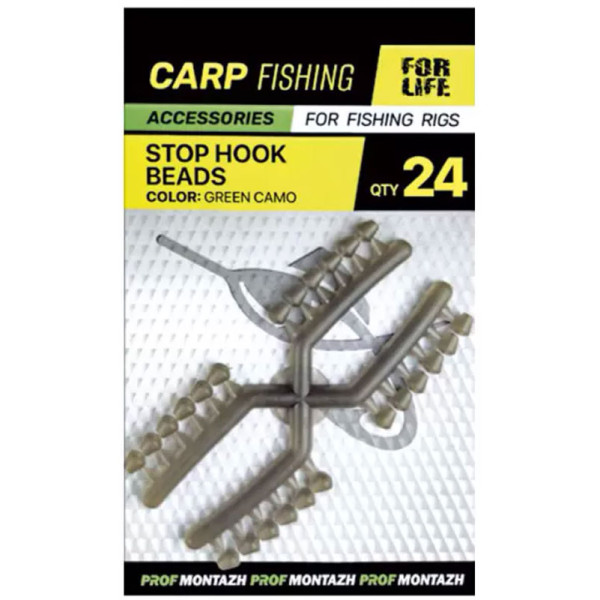 Стопор Проф Монтаж Стопорная бусина для крючка (24шт/уп) Стопор Проф Монтаж Стопорная бусина для крючка (24шт/уп)