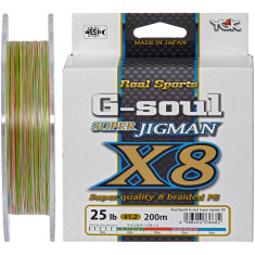 Шнур YGK Super Jig Man X8 200m 0.185mm #1.2/25lb 11.3kg 10m x 5 цветов Шнур YGK Super Jig Man X8 200m 0.185mm #1.2/25lb 11.3kg 10m x 5 цветов