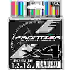 Шнур YGK Frontier X4 100m (черный) #1.5/0.205mm 15lb/6.8kg