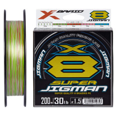 Шнур YGK X-Braid Super Jigman X8 300m #3.0/0.296mm 50lb/22.7kg