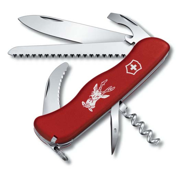 Нож VICTORINOX 0.8873 Hunter ц: красный