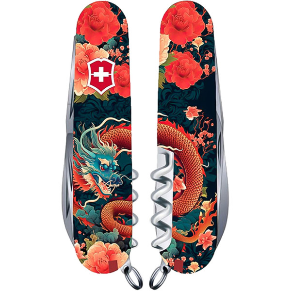 Нож VICTORINOX 1.3713_Z3200p Swiss Army Huntsman Zodiac Китайский дракон