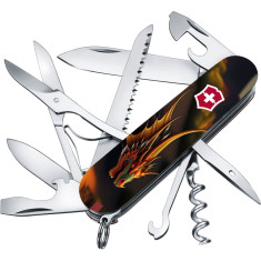 Нож VICTORINOX 1.3713.3_Z3210p Swiss Army Huntsman Zodiac Фантастичный дракон