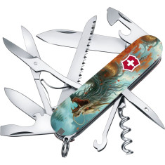 Нож VICTORINOX 1.3713.7_Z3230p Swiss Army Huntsman Zodiac Боевой дракон