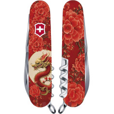 Нож VICTORINOX 1.3703_Z3250p Swiss Army Climber Zodiac Китайский красный дракон