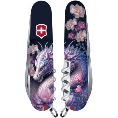 Нож VICTORINOX 1.3703.3_Z3280p Swiss Army Climber Zodiac Волшебный дракон