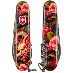 Нож VICTORINOX 1.3603_Z3300p Swiss Army Spartan Zodiac Китайский зеленый дракон