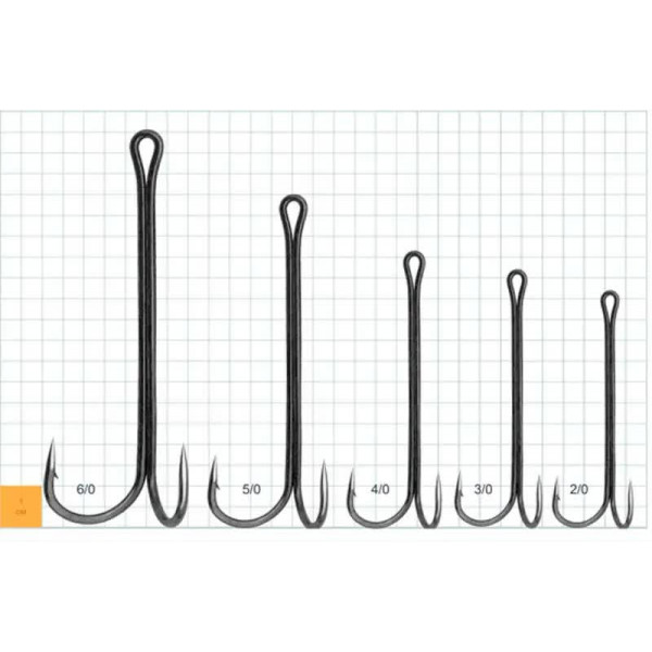 Двойник Gurza Double Hook X-Long BN Shank №6/0 (2шт/уп)