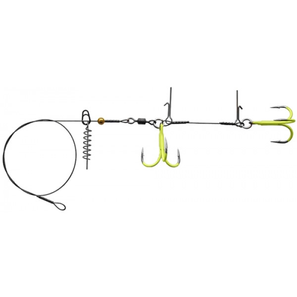 Монтаж Gurza Stinger Pike Rig Duo ST36 №2/0 (1шт) ц:chartreuse