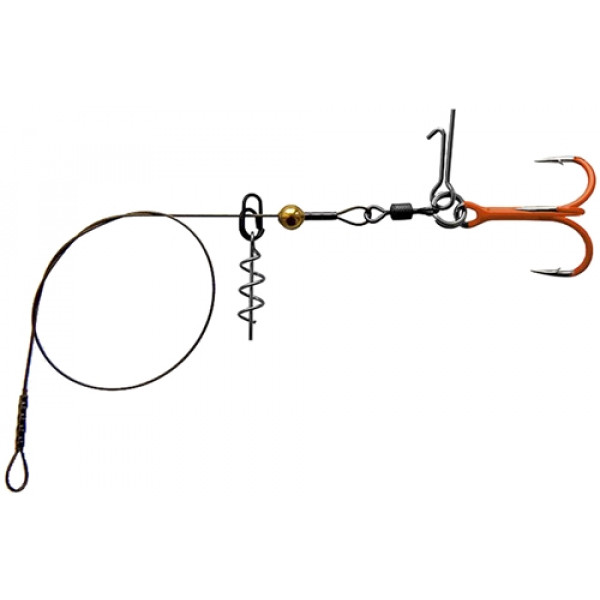 Монтаж Gurza Stinger Pike Rig ST36 №1 (1шт) ц:orange