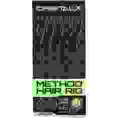 Повідець OrbitalX Method Hair Rig Wide Gape #6 20lb 10cm (5шт/уп) ц:camo