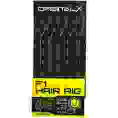 Повідець OrbitalX F1 Hair Rig Wide Gape #10 20lb 10cm (5шт/уп) ц:weed