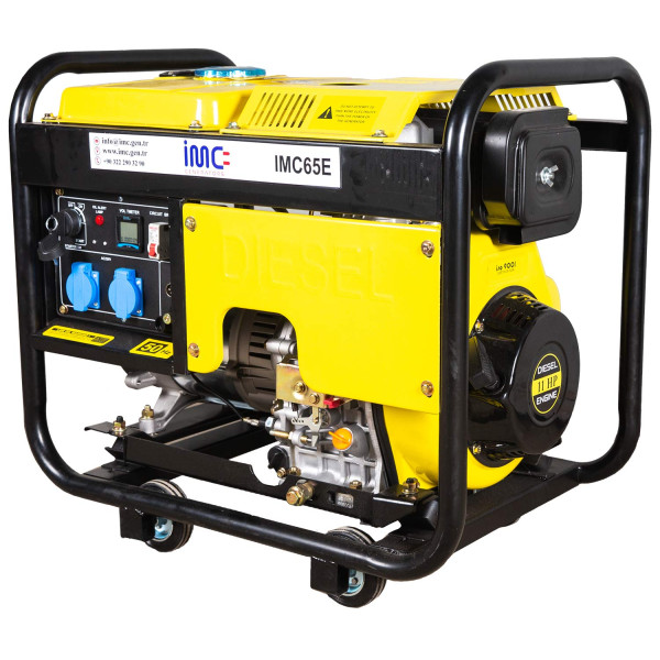 Генератор однофазный дизельный IMC 6.5 KVA/5.2 кВт