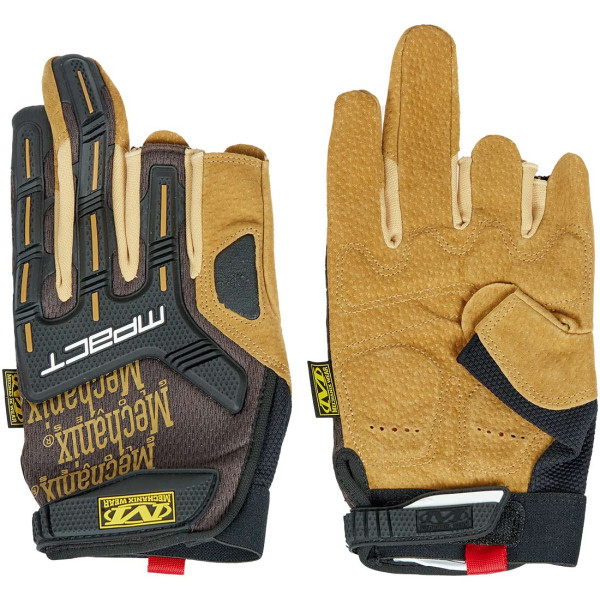 Перчатки Mechanix M-Pact Framer Leather S Brown