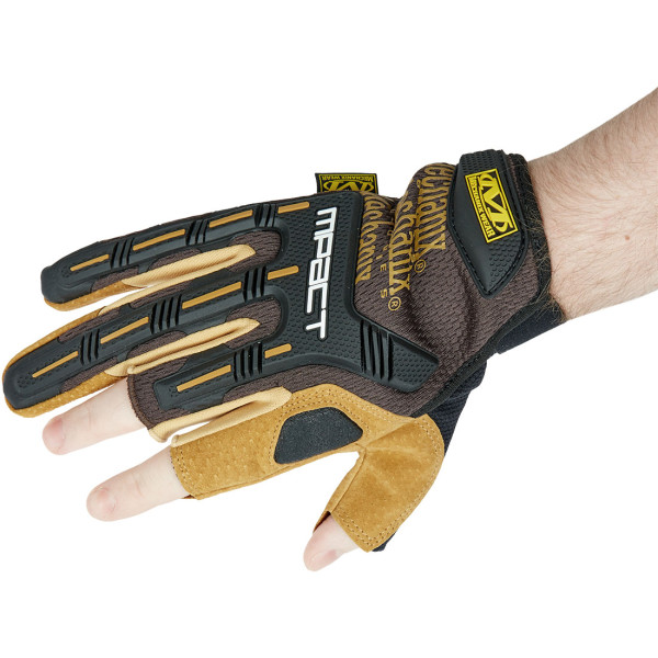 Перчатки Mechanix M-Pact Framer Leather S Brown