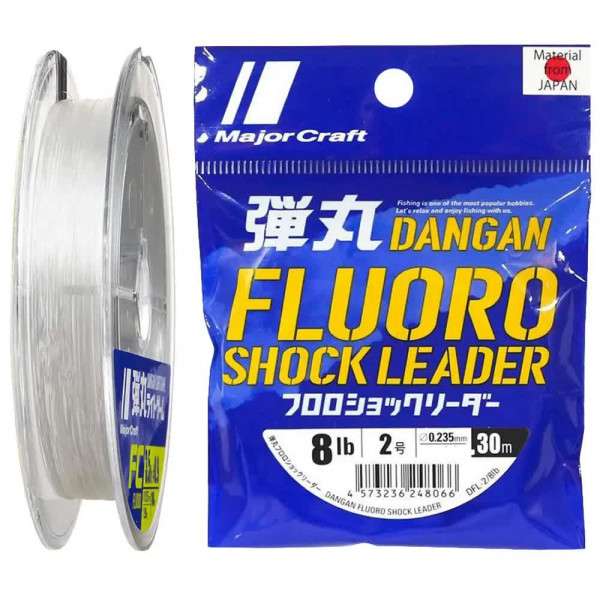 Флюорокарбон Major Craft Dangan Fluoro Shock Leader 30m #0.6/0.128mm 2lb