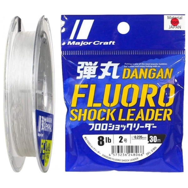 Флюорокарбон Major Craft Dangan Fluoro Shock Leader 30m #1.0/0.165mm 4lb