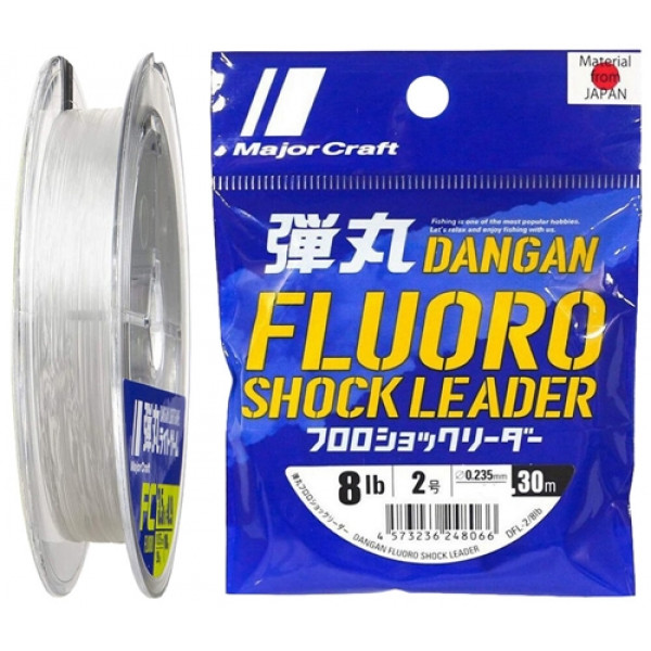 Флюорокарбон Major Craft Dangan Fluoro Shock Leader 30m #8.0/0.467mm 30lb